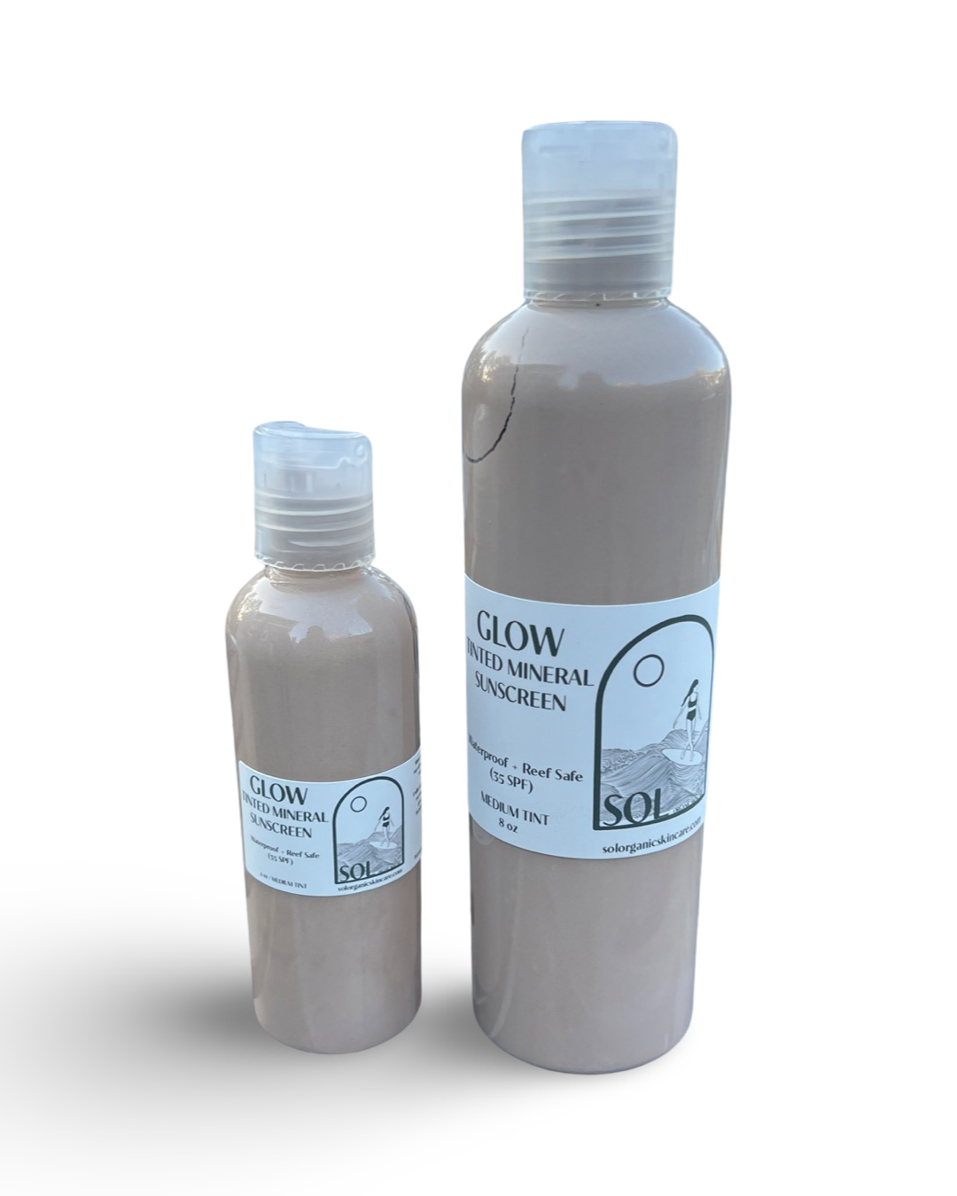 GLOW Tinted Mineral Sunscreen (35 SPF) Reef Safe + Waterproof