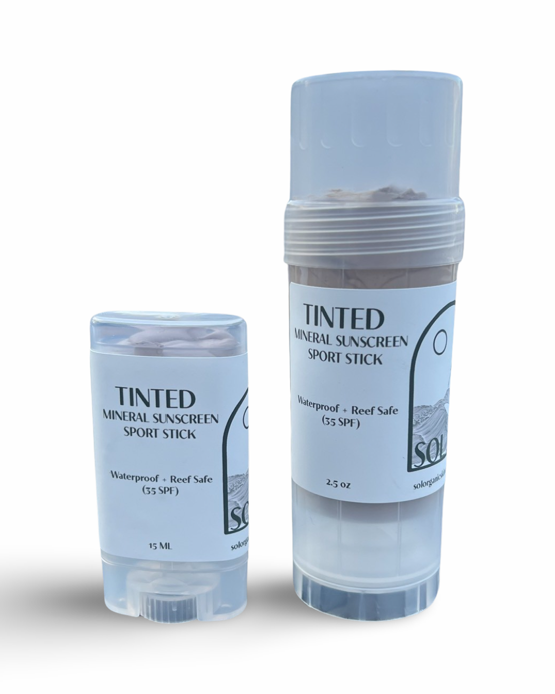 Tinted Mineral Sunscreen SPORT Stick (35 SPF) Reef Safe + Waterproof