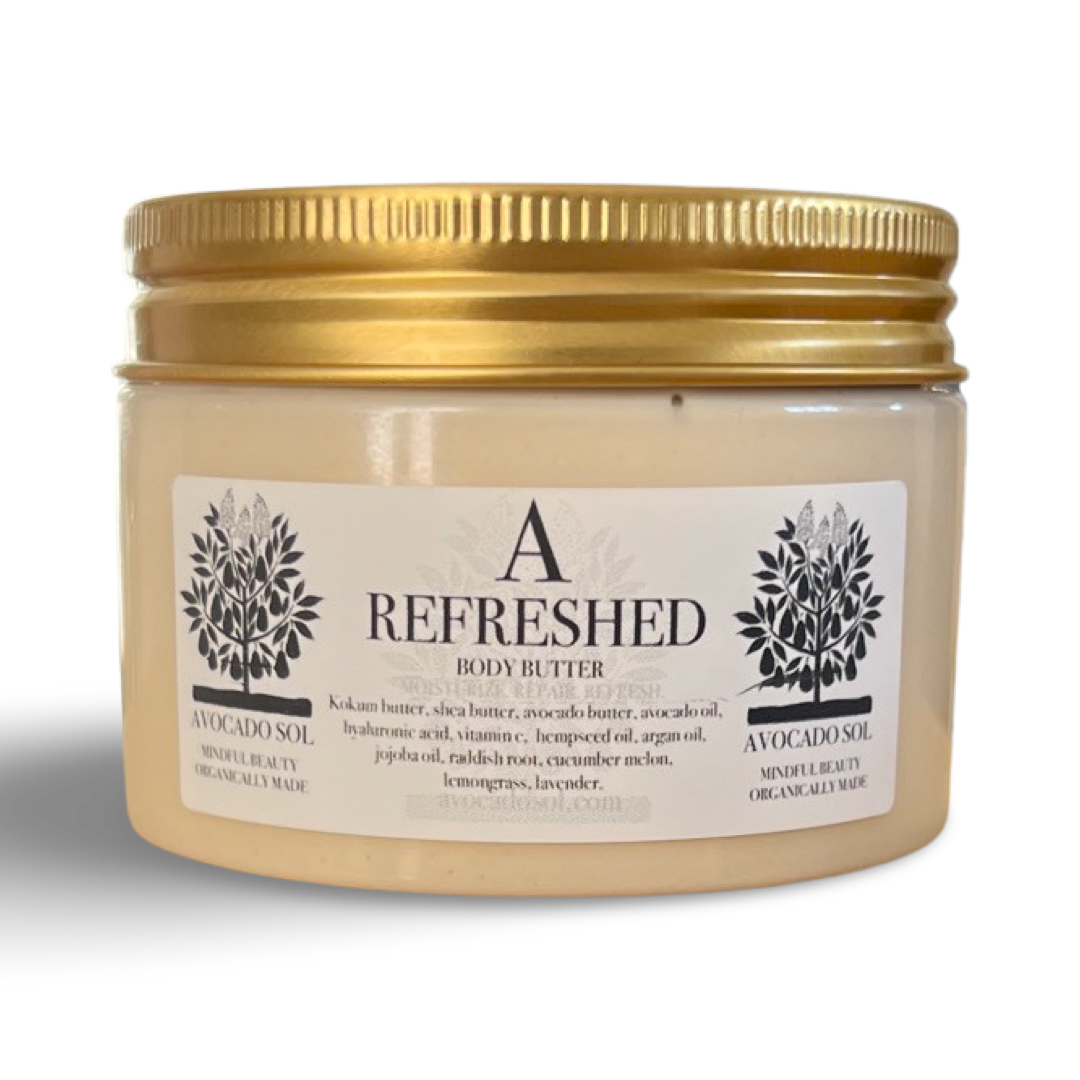 Body Butter Infused with Hyaluronic Acid, Lemongrass and Lavender