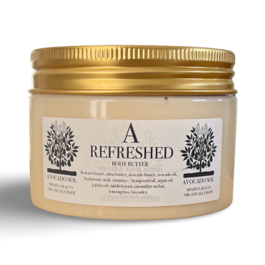Body Butter Infused with Hyaluronic Acid, Lemongrass and Lavender